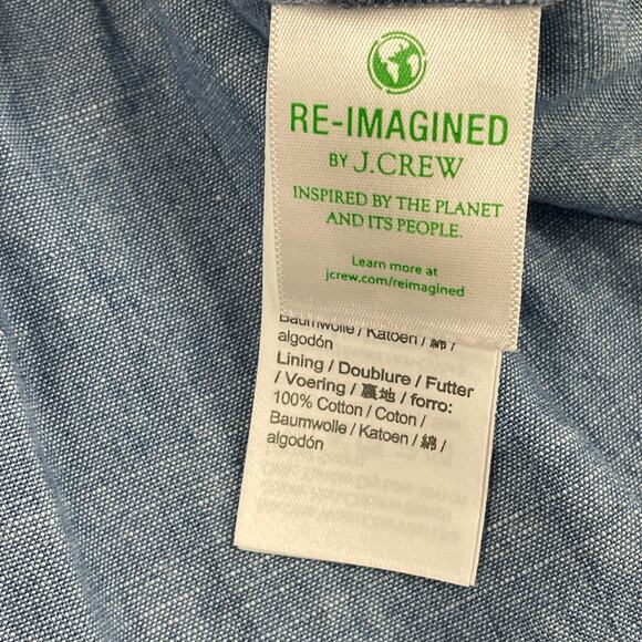 Crewcuts Chambray Denim Blue Ruffle Mini Skirt Girl's XS 4-5 - Picture 5 of 6